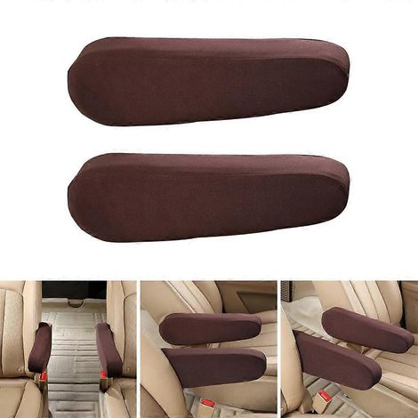 Housse de protection anti-poussière pour accoudoir de siège avant de voiture, en tissu élastique. (1/4)