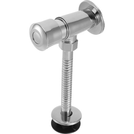 Soupape de Chasse D’urinoir en Acier Inoxydable, Filetage 20 Mm (1/5)