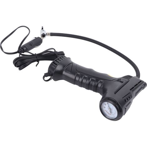 Pompe à pneu de voiture portable intelligente à affichage numérique avec lampe torche pour gonflage d'urgence en extérieur (1/5)