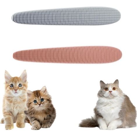 Paquete de 2 peines para la lengua de gato, peine para lamer gatos, peine de púas para gatos, peine plano múltiple, 20,7 3,6 cm (1/5)