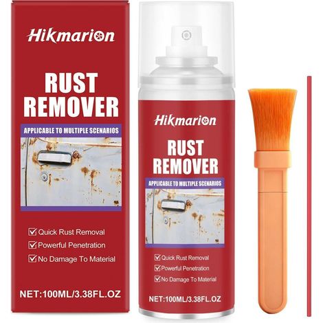 Rostentfernungsset – Entfernt effektiv Rost von Metall, reinigt, entfernt Flecken, frischt auf, poliert und pflegt Fahrzeugoberflächen – 100 ml -- BIEMMEDUE (1/5)