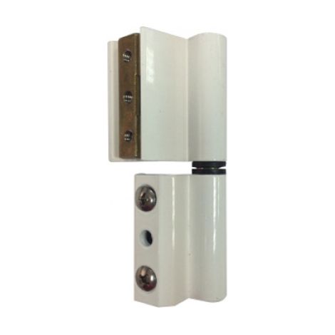 Cerniera a sacchetto 2 v2p profilo europeo alluminio. Bianco a sinistra 68034 micella (1/2)