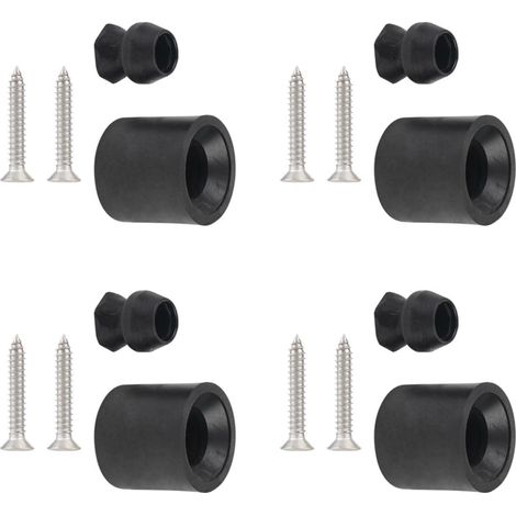 Set di 4 staffe per porte di rimorchi per uso generico, resistenti allo sbiadimento, paraurti per finestre, accessori per rimorchi per cavalli per barche, staffa facile da installare