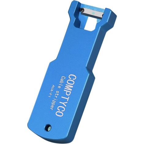 F1 Pince à dénuder pour câbles à fibres optiques, coupe-gaine longitudinale 8,5 mm, outil de coupe de gaine de câble bleu, dénudeuse (1/5)