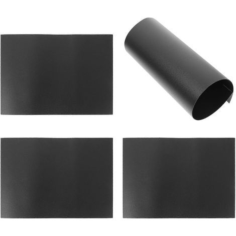 Lot de 4 tableaux magnétiques effaçables pour réfrigérateur, format A5.-21.00X14.80X0.10CM-Black (1/2)