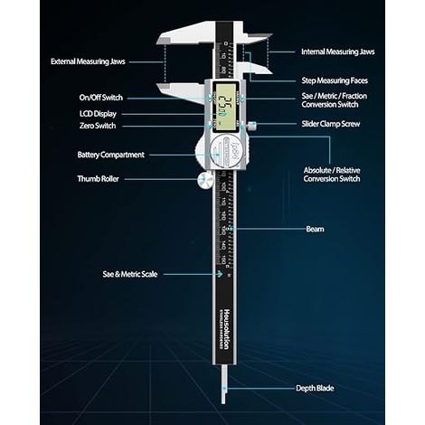 150 mm Digital Caliper (ABS) (1/4)