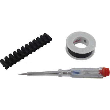 Kit de instalación: cinta aislante para probador de voltaje + bloque de terminales