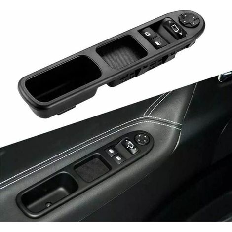 Interruttore principale alzacristallo elettrico anteriore sinistro lato guida 6554.QC, interruttore alzacristallo compatibile per Peugeot 207 (1/5)