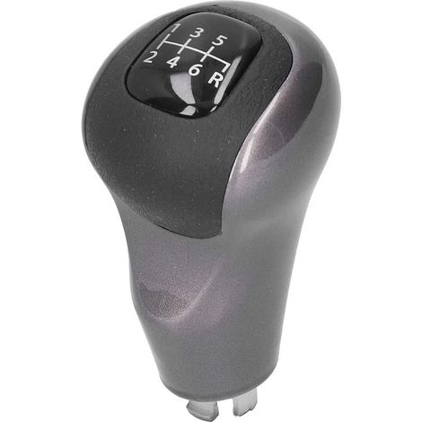 Pomo de palanca de cambios MT de 6 velocidades de repuesto para Honda Civic DX EX LX 2006-2011 (B (negro)) (1/5)