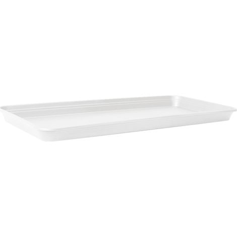 Florus Soucoupe Universelle Rectangulaire L86 - Blanc - L 87 x B 32.5 x H 0 cm - extérieur - 100% recyclé