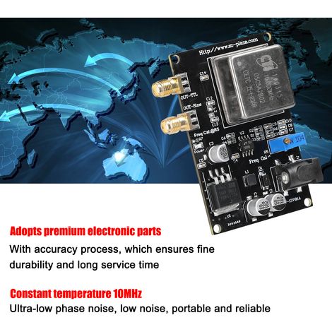 10-MHz-Frequenzreferenzmodulquelle, geringes Phasenrauschen für den Soundsystemdecoder. (1/5)