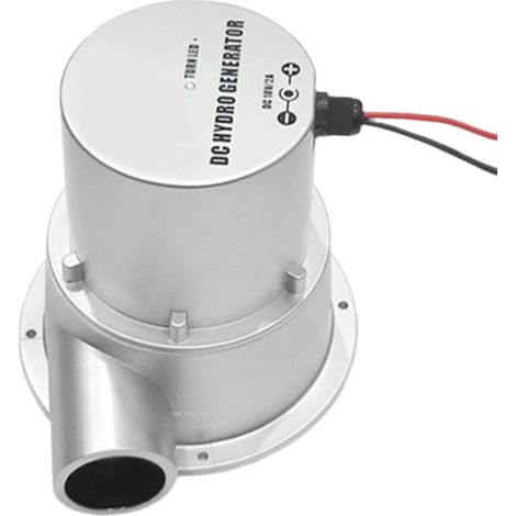 Générateur hydroélectrique compact DC18V 2A 36W, turbine à eau, générateur de pompe hydraulique CC/CA sans balais, compatible avec contrôleur solaire E25830 (1/5)