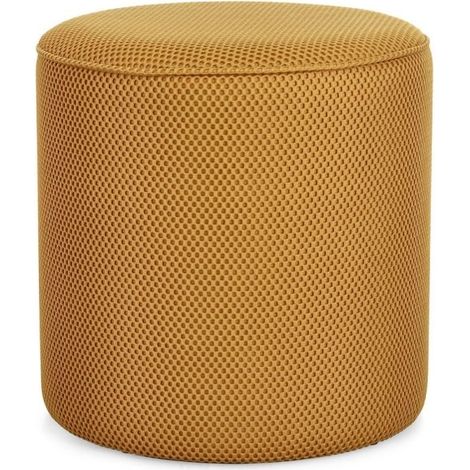 Pouf Olesya senape ø42x43 h (1/2)