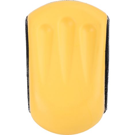 Ortviai Bloc de ponçage manuel en mousse PU, 125 mm, fixation velcro pour disques abrasifs (1/5)