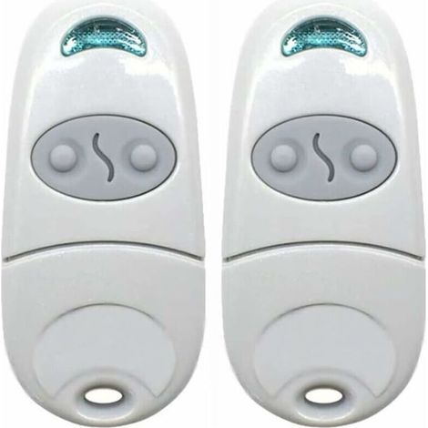 SABIR (2, Blanc)Télécommande Universelle Portail, Télécommande pour Ouvre-Porte de Garage, émetteur de clé Portable, Télécommande de Porte de Garage pour Came Top 432NA/432EE/432 EV/432M THISNDE (1/5)