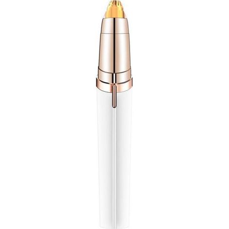 Tondeuse à sourcils et nez - Tondeuse à nez - Tondeuse à poils de nez - Tondeuse à nez rechargeable - Tondeuse à poils du visage - Électrique portable - Unisexe - Blanc - ABS (1/4)