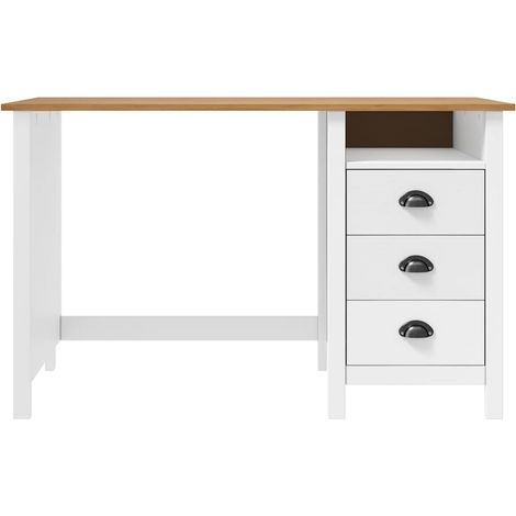 Maison Exclusive - Schreibtisch Hill mit 3 Schubladen 120x50x74 c (1/5)
