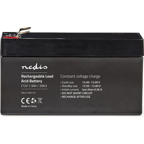 Wiederaufladbare blei saure batterie blei saure wiederaufladbar 12 v 1300 mah 4 (1/5)