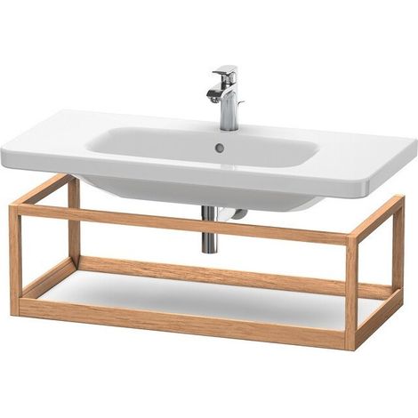 Etagère DURASTYLE 440x940x300mm blanc brillant/noyer massif
