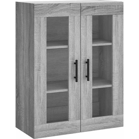 Armoire murale sonoma gris 69,5x34x90 cm