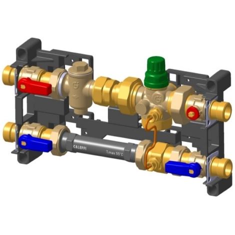 Module d'appartement chauffage PLURIMOD XM 15 kPa combinant équilibrage et régulation débit 40-430 L/h - THERMADOR 700475002 (1/3)