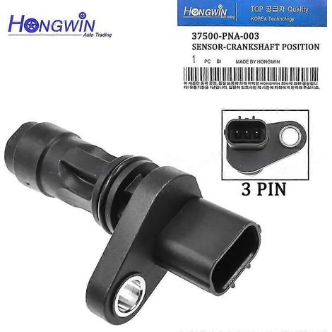 Kurbelwellenpositionssensor & Stecker 37500-PNA-003 Passend für Acura CSX RSX RSX Honda Civic CR-V L4 20L 13L 24L 2002-2011 37500PNA003--X1 Sensor (1/5)