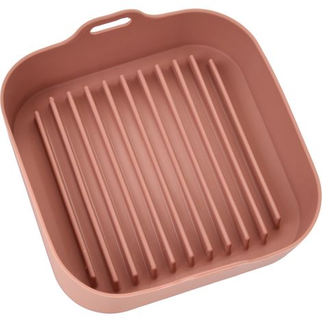Panier Silicone Carré Multifonction pour Friteuse 10 Pouces, Accessoire de Cuisson et Café (1/5)