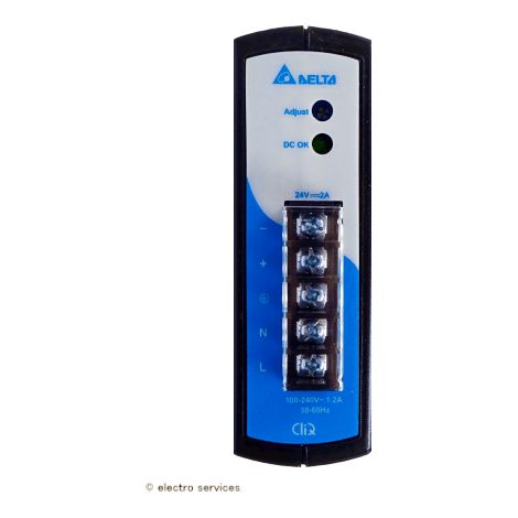 Alimentation 48W 24VDC 2A - Delta Electronics (1/3)