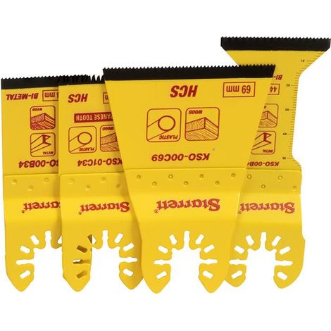 Starrett KSO-0400 Professional Oscillating Blade Set, 4 Piece STRKSO0400 (1/2)