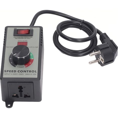 Contrôleur de Vitesse de Moteur à Courant Alternatif régulateur de tension Ventilateur électrique régulateur de tension Contrôleur de Vitesse Variable avec Commandes (1/5)