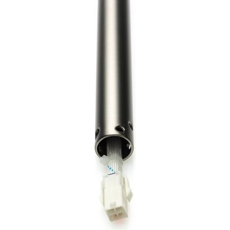 Ceiling fan extension rod brushed aluminium in various lengths
