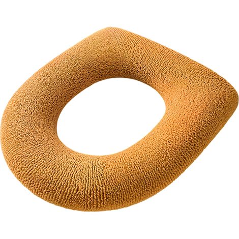 Coussin de toilette épais et portable, tricoté, chaud et lavable, universel (1/5)