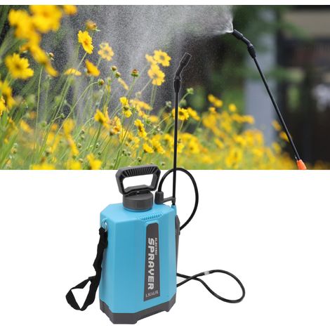 Pulvérisateur électrique à porter à l'épaule, arrosoir, mini-pulvérisateur intelligent pour le jardinage domestique, nouveau type de pulvérisateur désinfectant, bleu. (1/5)