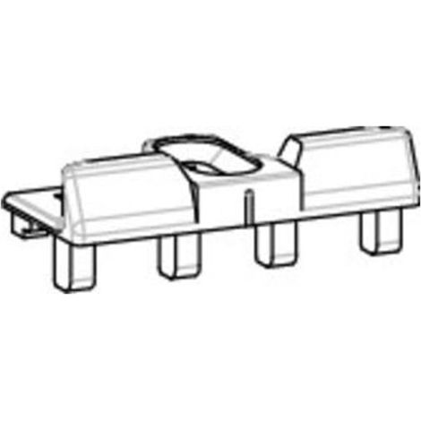 Gâche de galet pour profil PVC E-19550-15-0-1 - FERCO