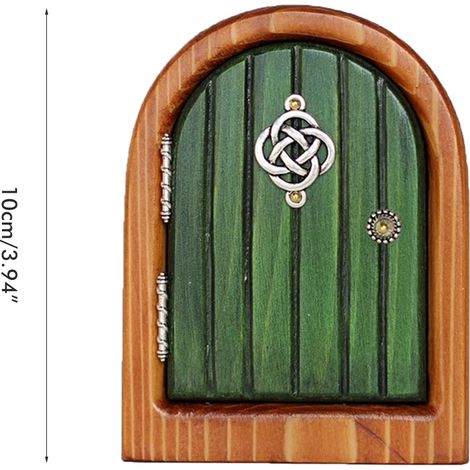 Porte féerique pour arbres, miniature de jardin féerique, accessoires de décoration extérieure, sculpture décorative pour chambre d'enfant, arbres muraux (1/5)