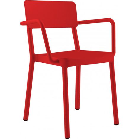 Resol LISBOA Fauteuil Intérieur, Extérieur  Rouge - Set 4 (1/5)