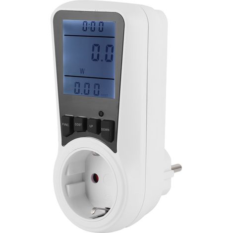 DDS109L LCD-Steckdosen-Energiemessgerät, Spannungs- und Strommessgerät, Leistungsprüfer, AC230V EU (1/5)