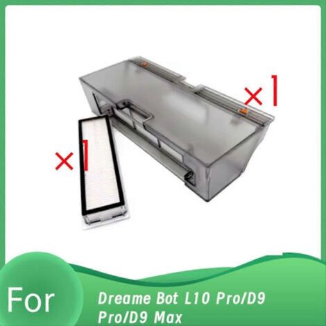 Staubbehälter mit 1 HEPA-Filter für den Dreame Bot L10 Pro/D9 Pro/D9 Max Saugroboter (1/5)