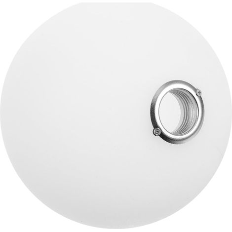 Abat-jour sphérique 120 mm pour culot G9, abat-jour de rechange moderne en plastique pour lampe suspendue, abat-jour rond pour plafonnier salon, argenté (1/5)