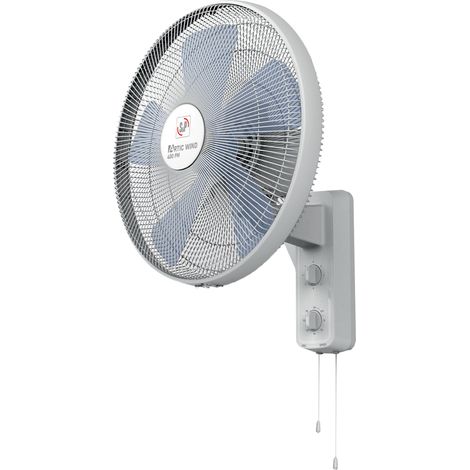 Ventilateur de mur 3 vitesses D 400 mm vitesse d'air : 2,3 m/s br S&P 650120