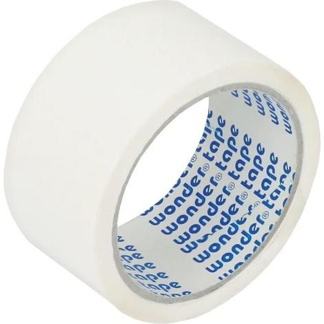 Nastro adesivo da imballaggio bianco 48mmx50m (6 pezzi) wonder