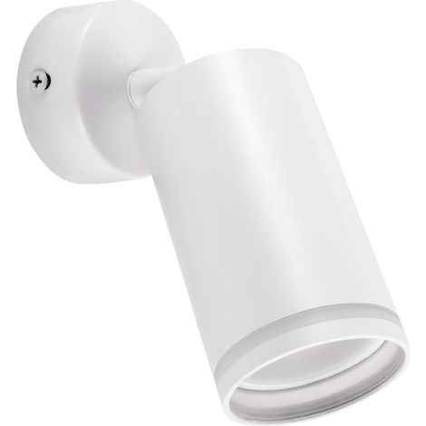 Applique da parete bianca IP20 orientabile Zula SPT GU10 35W Ideus 03995 (1/2)