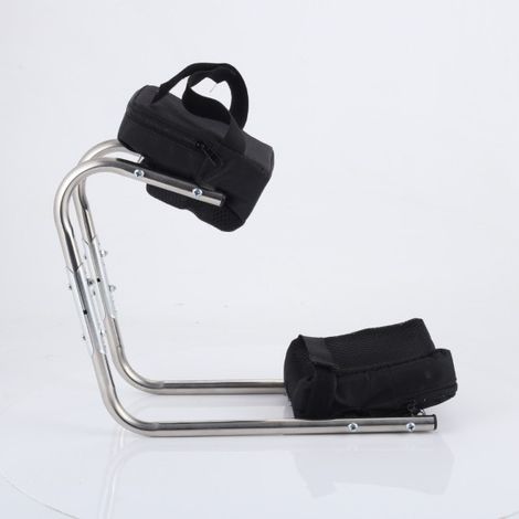 Banc de jardinage à genoux avec assise intégrée, confort optimal pour jardiner à genoux, repose-jambes réglable et portable, taille adaptée aux personnes mesurant entre 160 et 195 cm. (1/5)