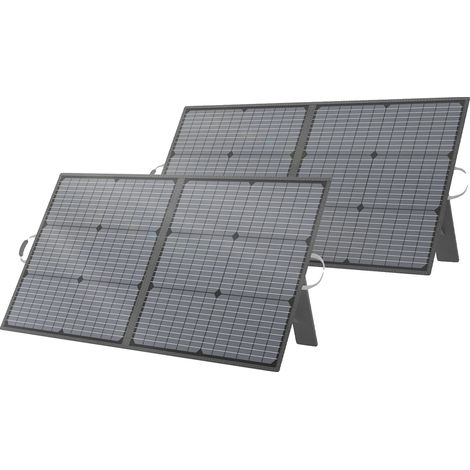 Panel solar, diseño portátil, alta eficiencia, 2 paneles solares de 110 W (1/2)
