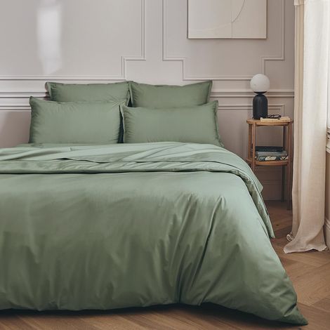 Housse de Couette, 240 x 220 cm, Vert (1/4)