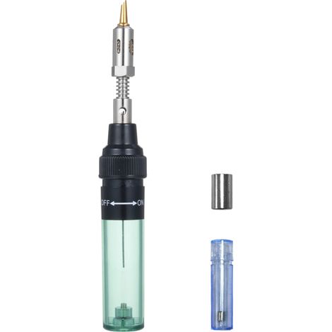 Fer à souder à gaz, fer à souder pour station de soudage multifonctionnelle, chalumeau à gaz sans fil, outil de soudage en stylo 1300℃ (2372℉) (1/4)