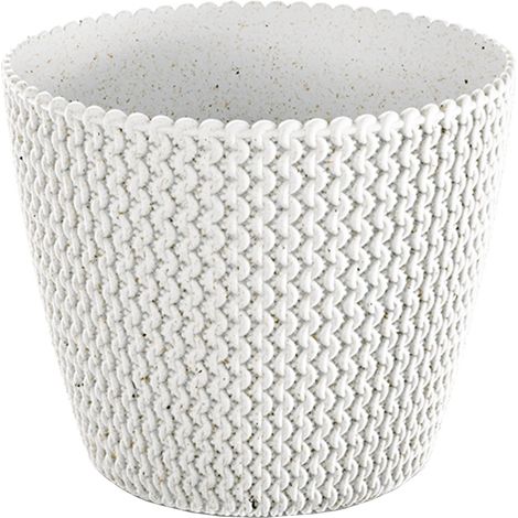 Prosperplast Blumentopf SPLOFY Weiß 12,8 cm (1/4)