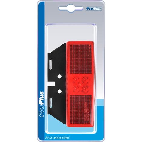 Feu de position arrière 12/24V rouge 110x40mm LED avec support sous blister (1/5)