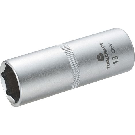 Steckschlüssel-Einsatz 6,3 mm (1/4") TOOLCRAFT 816172 Schlüsselweite 13 mm