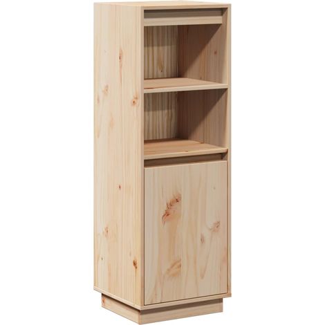 Maison Exclusive - Aparador alto de madera maciza de pino 37x34x1 (1/5)
